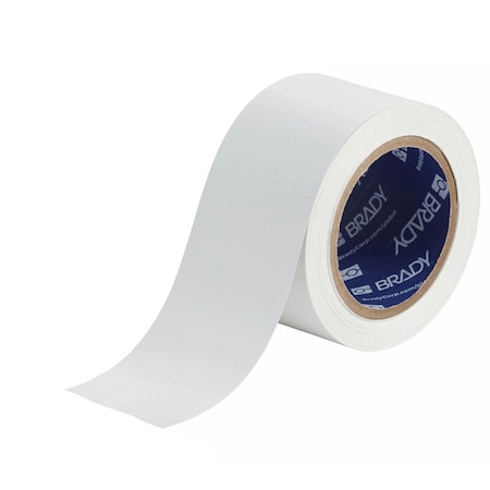 Brady Floor Marking Tape, Vinyl, 3 in W., 100 ft L., 0.004 in Thickness 170646